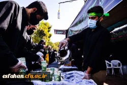 برپایی موکب تربیتی اربعین حسینی بسیج دانشجویی دانشگاه فرهنگیان استان اصفهان در مسیر پیاده روی شهر اصفهان  2