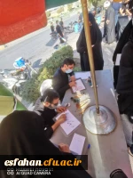 برپایی موکب تربیتی اربعین حسینی بسیج دانشجویی دانشگاه فرهنگیان استان اصفهان در مسیر پیاده روی شهر اصفهان  2