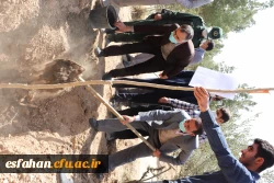 کاشت نهال درخت به یاد شهدای دانشگاه فرهنگیان استان اصفهان 13