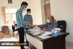 شروع آموزش  حضوری دانشجویان  و مراسم استقبال از آنان در دانشگاه فرهنگیان استان اصفهان 12