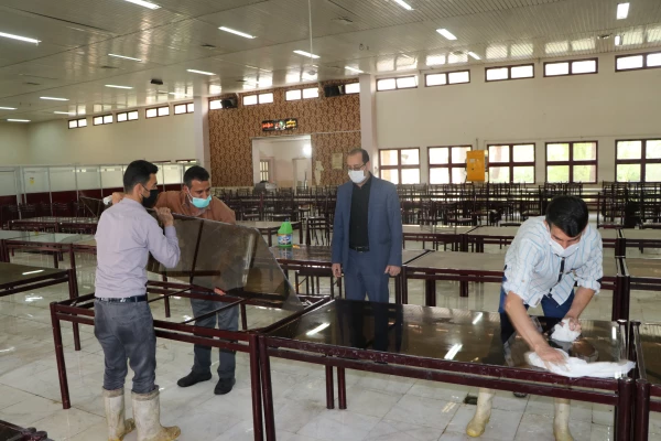 شروع آموزش  حضوری دانشجویان  و مراسم استقبال از آنان در دانشگاه فرهنگیان استان اصفهان 13