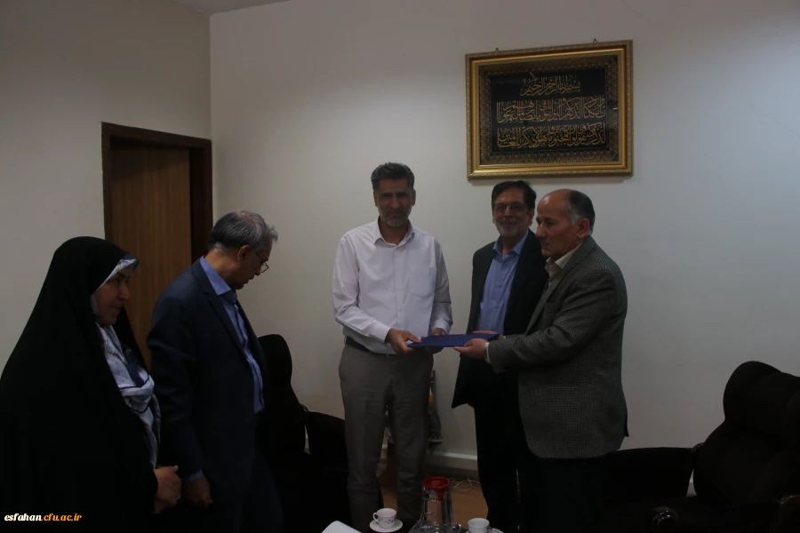 دیدار سرپرست دانشگاه فرهنگیان استان اصفهان با ریاست صدا و سیمای  استان اصفهان 2