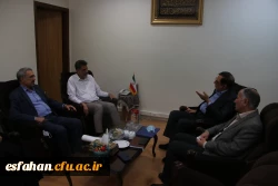 دیدار سرپرست دانشگاه فرهنگیان استان اصفهان با ریاست صدا و سیمای  استان اصفهان 7