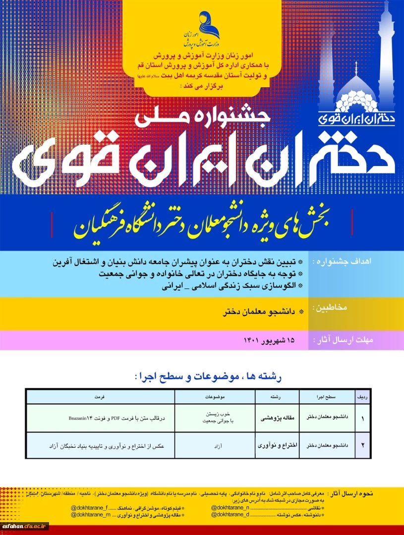 جشنواره ملی دختران قوی 2