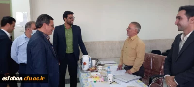 بازدید دکتر علی اکبر کجباف از روند مصاحبه ی داوطلبان ورود به دانشگاه