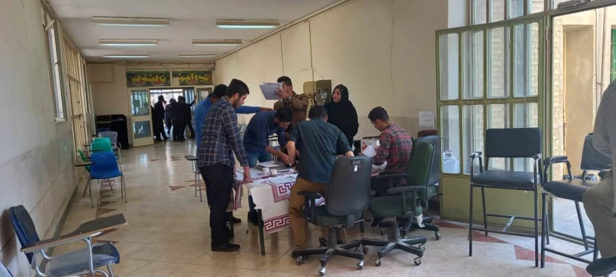 بازدید دکتر علی اکبر کجباف از روند مصاحبه ی داوطلبان ورود به دانشگاه 5