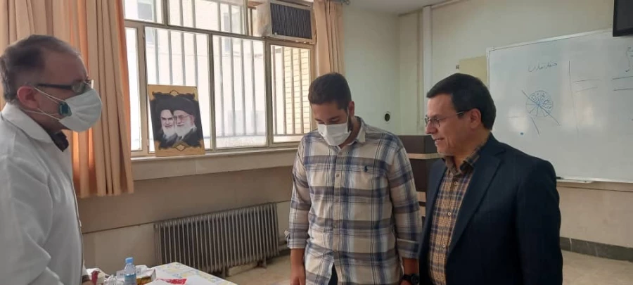 بازدید دکتر علی اکبر کجباف از روند مصاحبه ی داوطلبان ورود به دانشگاه 6