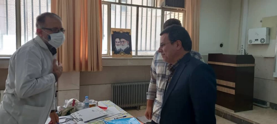 بازدید دکتر علی اکبر کجباف از روند مصاحبه ی داوطلبان ورود به دانشگاه 7