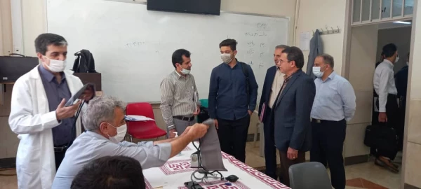 بازدید دکتر علی اکبر کجباف از روند مصاحبه ی داوطلبان ورود به دانشگاه 8