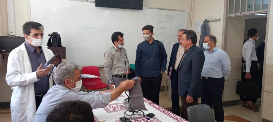 بازدید دکتر علی اکبر کجباف از روند مصاحبه ی داوطلبان ورود به دانشگاه 8