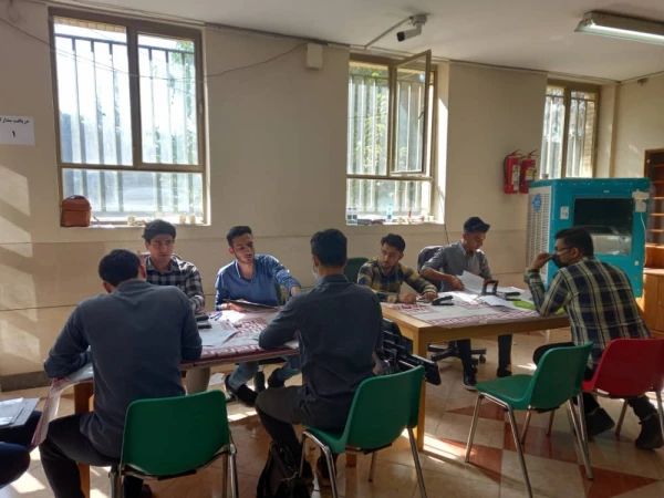 بازدید دکتر علی اکبر کجباف از روند مصاحبه ی داوطلبان ورود به دانشگاه 12