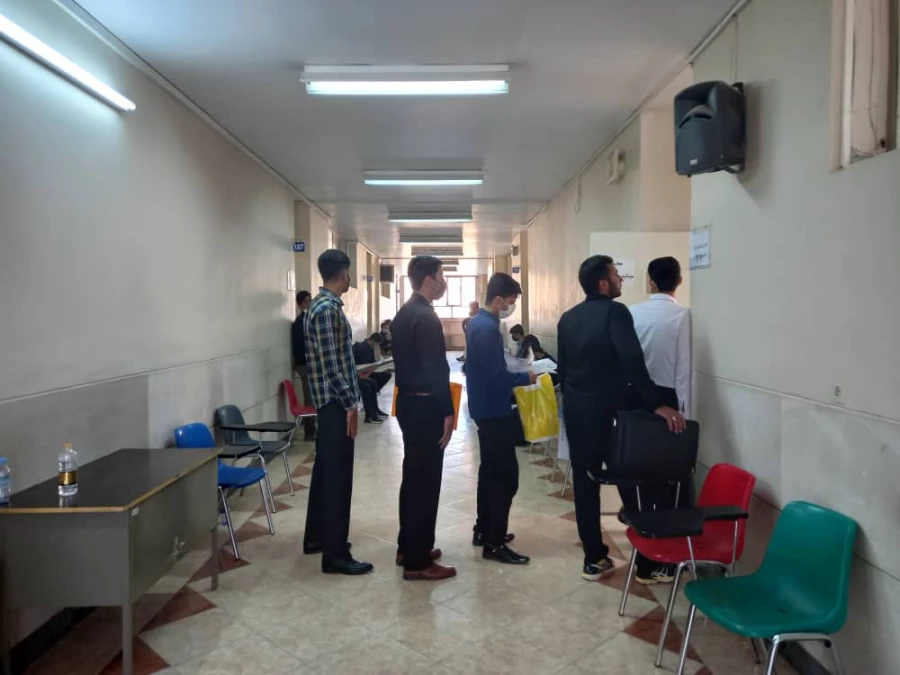 بازدید دکتر علی اکبر کجباف از روند مصاحبه ی داوطلبان ورود به دانشگاه 14