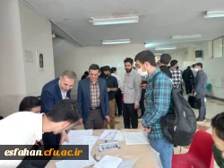 بازدید دکتر علی اکبر کجباف از روند مصاحبه ی داوطلبان ورود به دانشگاه 16