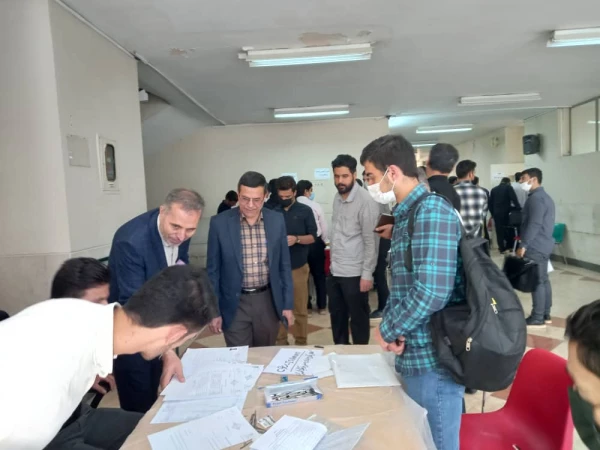 بازدید دکتر علی اکبر کجباف از روند مصاحبه ی داوطلبان ورود به دانشگاه 16