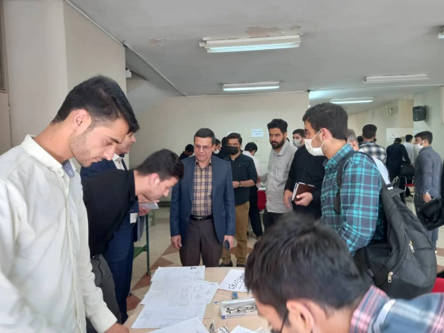 بازدید دکتر علی اکبر کجباف از روند مصاحبه ی داوطلبان ورود به دانشگاه 18