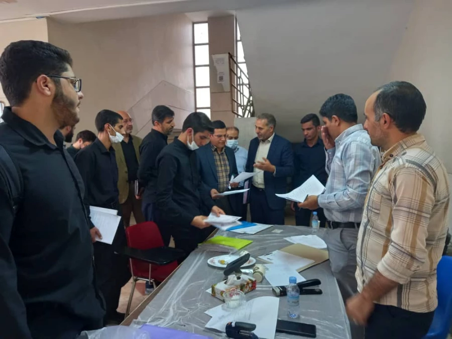 بازدید دکتر علی اکبر کجباف از روند مصاحبه ی داوطلبان ورود به دانشگاه 19