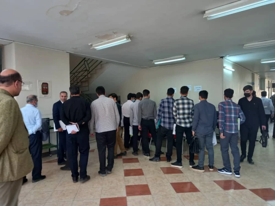 بازدید دکتر علی اکبر کجباف از روند مصاحبه ی داوطلبان ورود به دانشگاه 20