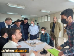 بازدید دکتر علی اکبر کجباف از روند مصاحبه ی داوطلبان ورود به دانشگاه 21