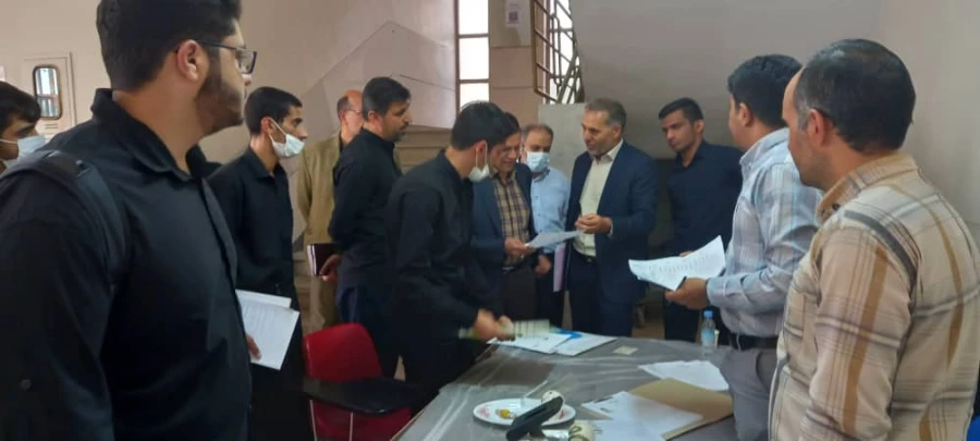 بازدید دکتر علی اکبر کجباف از روند مصاحبه ی داوطلبان ورود به دانشگاه 22