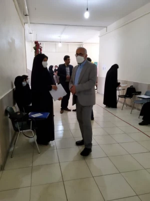 بازدید معاونت اداره کل آموزش و پرورش از روند برگزاری مصاحبه داوطلبان ورود به دانشگاه فرهنگیان 4