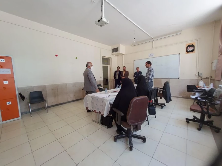 بازدید معاونت اداره کل آموزش و پرورش از روند برگزاری مصاحبه داوطلبان ورود به دانشگاه فرهنگیان 7