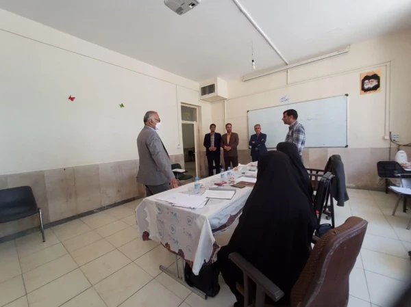 بازدید معاونت اداره کل آموزش و پرورش از روند برگزاری مصاحبه داوطلبان ورود به دانشگاه فرهنگیان 10