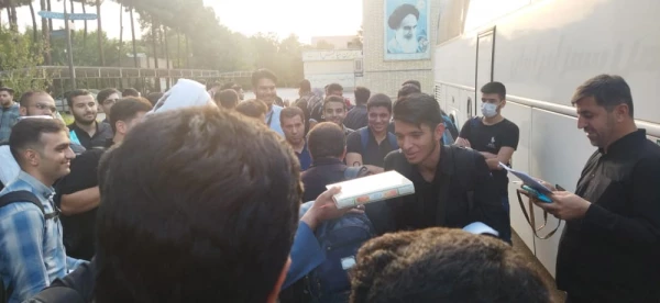 آیین بدرقه کاروان زیارتی اربعین دانشجومعلمان دانشگاه فرهنگیان اصفهان 3