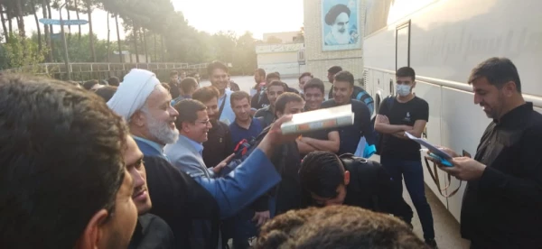 آیین بدرقه کاروان زیارتی اربعین دانشجومعلمان دانشگاه فرهنگیان اصفهان 4