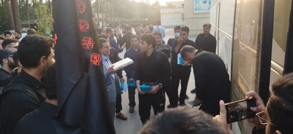 آیین بدرقه کاروان زیارتی اربعین دانشجومعلمان دانشگاه فرهنگیان اصفهان 6