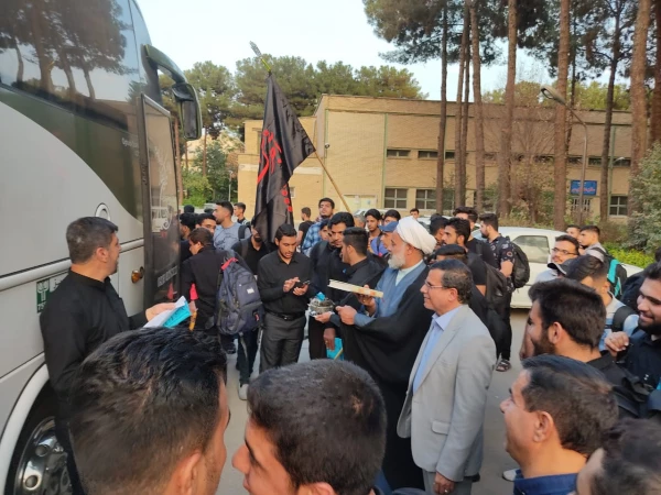 آیین بدرقه کاروان زیارتی اربعین دانشجومعلمان دانشگاه فرهنگیان اصفهان 8