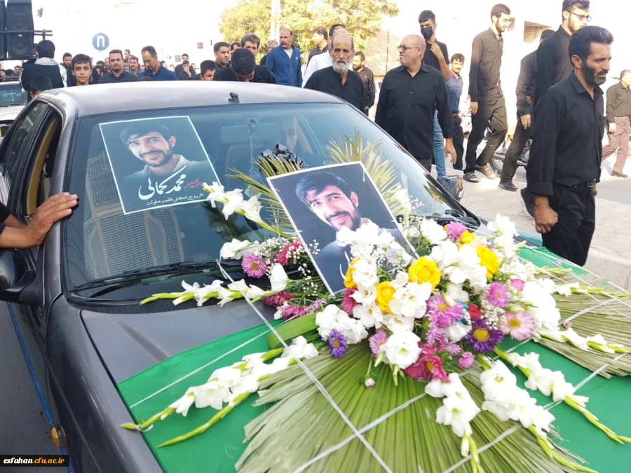  مراسم تشییع و خاکسپاری دانشجو معلم کربلایی محمد کمالی 2