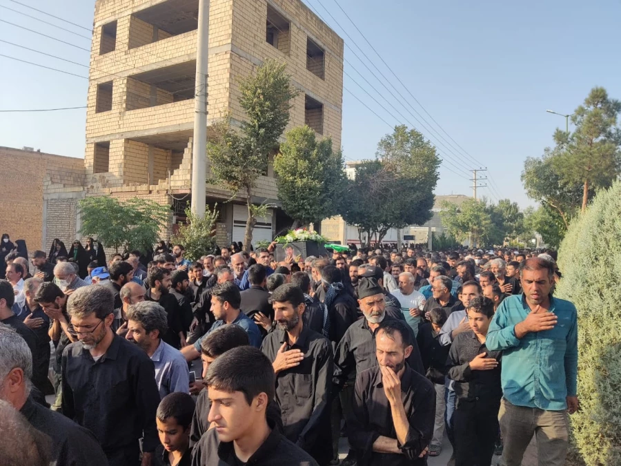  مراسم تشییع و خاکسپاری دانشجو معلم کربلایی محمد کمالی 3