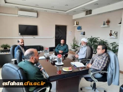 دیدار دکتر علی اکبر کجباف و سرهنگ پاسدار محمد رضایی 2