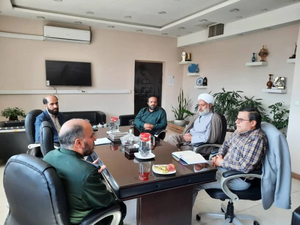 دیدار دکتر علی اکبر کجباف و سرهنگ پاسدار محمد رضایی 2