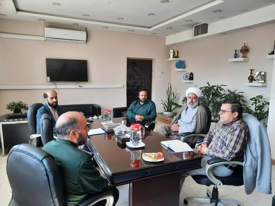 دیدار دکتر علی اکبر کجباف و سرهنگ پاسدار محمد رضایی 3