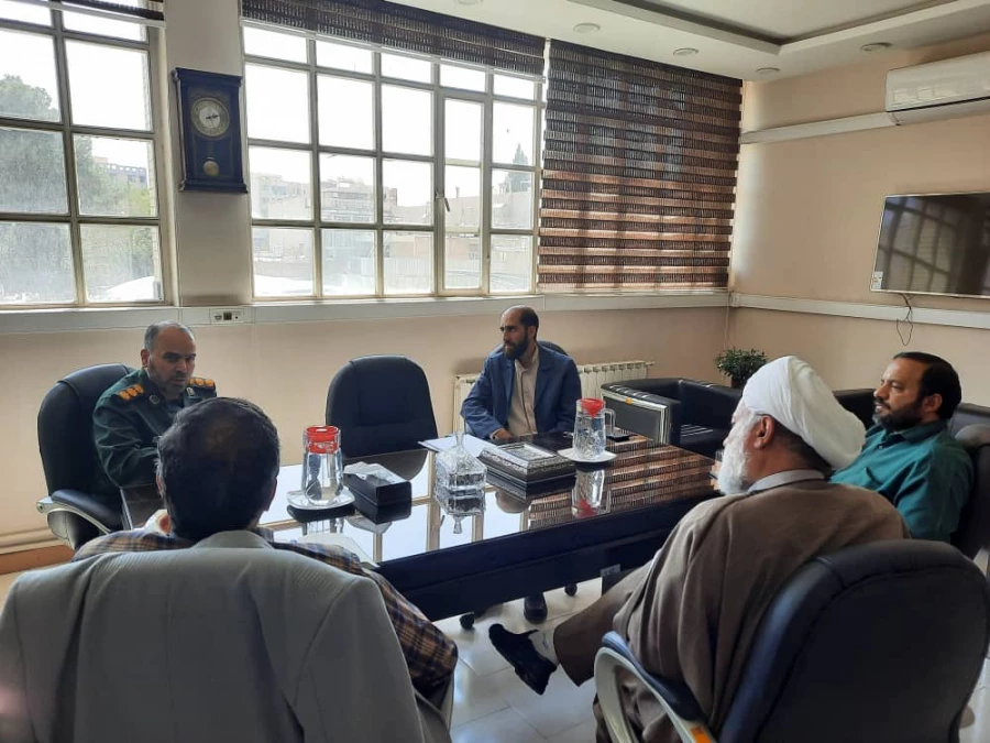 دیدار دکتر علی اکبر کجباف و سرهنگ پاسدار محمد رضایی 4