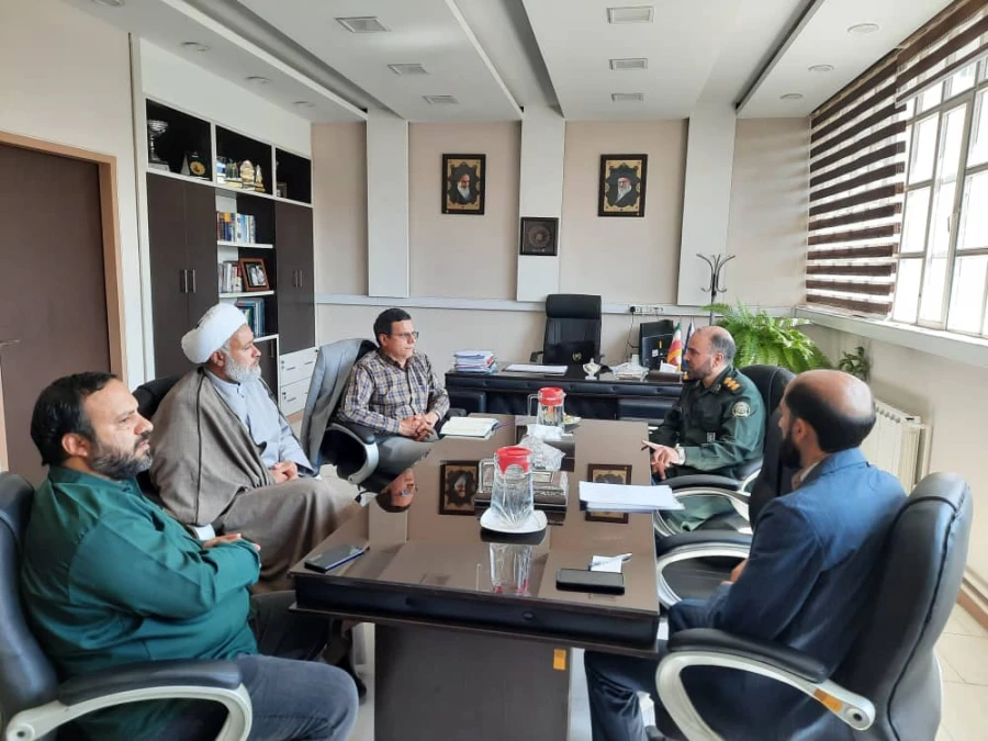 دیدار دکتر علی اکبر کجباف و سرهنگ پاسدار محمد رضایی 6