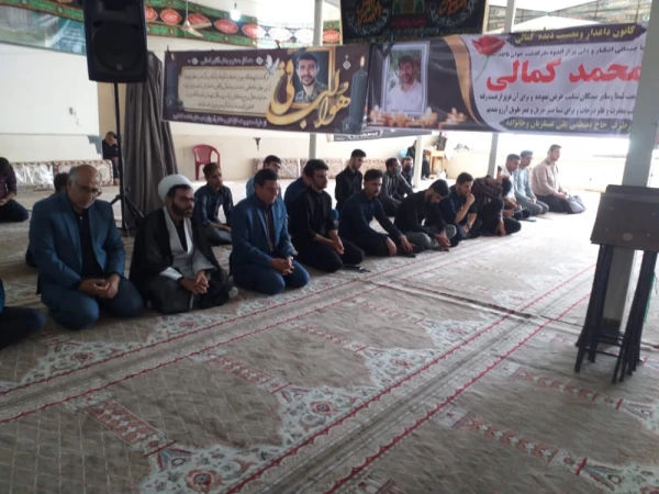 مجلس ترحیم دانشجو معلم کربلایی محمد کمالی به روایت تصویر 12