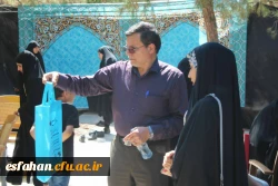 برپایی موکب تربیتی اربعین حسینی بسیج دانشجویی دانشگاه فرهنگیان استان اصفهان در گلستان شهدای شهر اصفهان  2