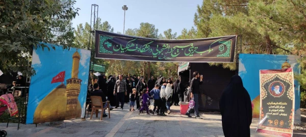 برپایی موکب تربیتی اربعین حسینی بسیج دانشجویی دانشگاه فرهنگیان استان اصفهان در گلستان شهدای شهر اصفهان  2