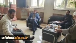 دیدار دکتر علی اکبر کجباف و همراهان با رئیس و معاونین دانشگاه فرهنگیان 7
