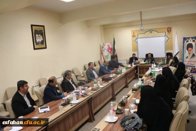 تشکیل جلسه ی شوری آموزش دانشگاه