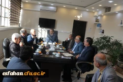 دیدار دکتر کجباف  با روسای و اساتید پیشکسوت مرکز شهید آیت نجف آباد 3