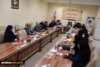 معارفه مدیر امور پژوهش دانشگاه فرهنگیان استان اصفهان