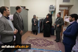 بازدید دکتر کجباف به همراه مدیرکل آموزش و پرورش از خوابگاه های دانشجویی پردیس حضرت فاطمه الزهرا(س) 2