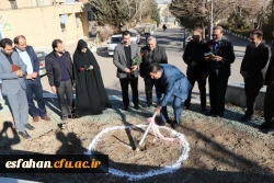 آیین کلنگ زنی ساخت آزمایشگاه علوم پایه مرکز شهیدرجایی اصفهان 6