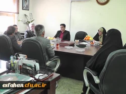 بازدید کارشناسان نظارت دانشگاه اصفهان از پردیس فاطمه الزهرا(س) 2