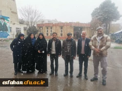 یک روز برفی در مدیریت امور پردیس های دانشگاه فرهنگیان استان اصفهان 2