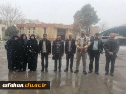 یک روز برفی در مدیریت امور پردیس های دانشگاه فرهنگیان استان اصفهان 4