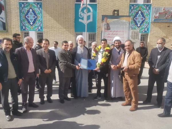 مراسم استقبال از قهرمان تکواندو مهدی جوازی 2